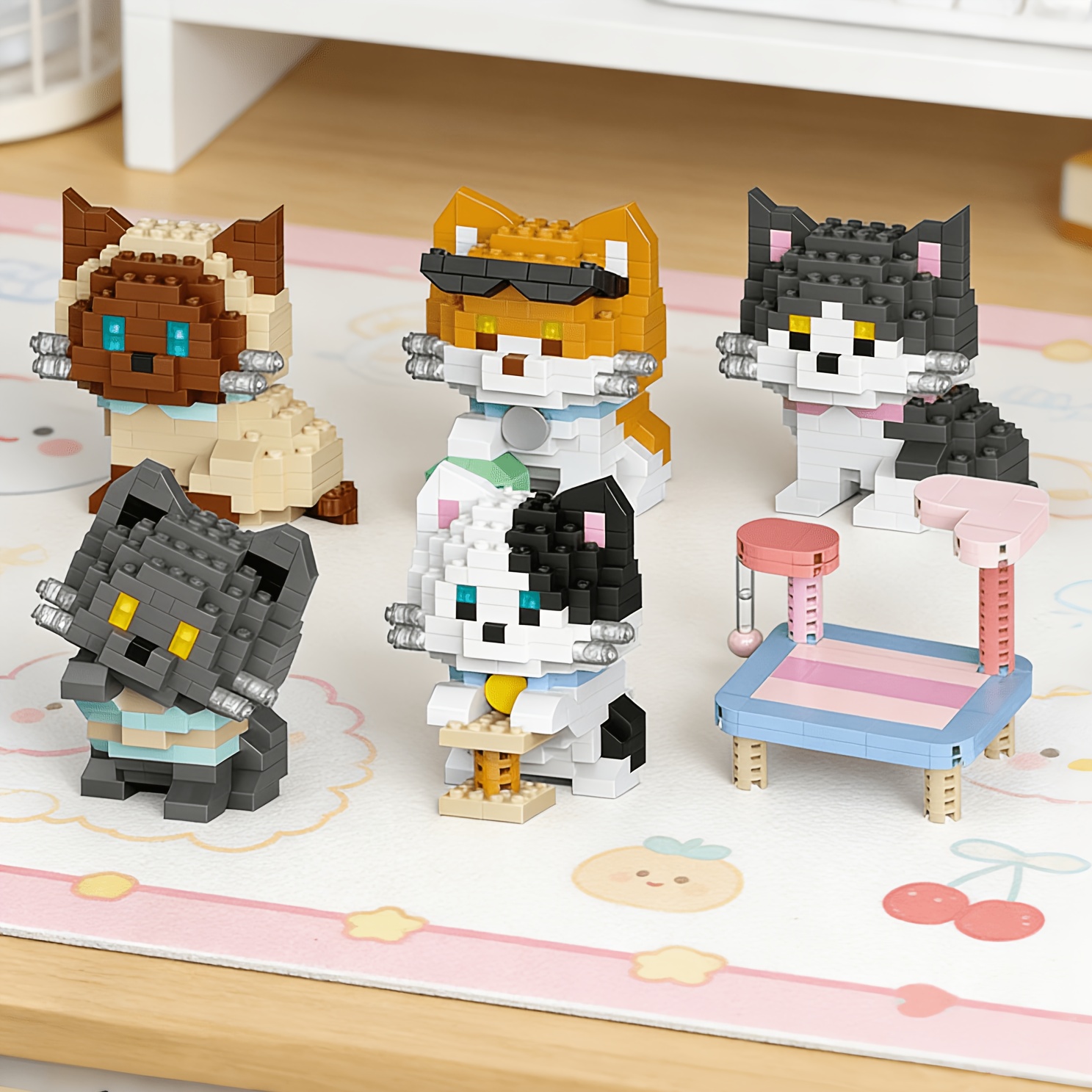 Luxury Lifestyle Items - Cat Series Building Blocks Set of