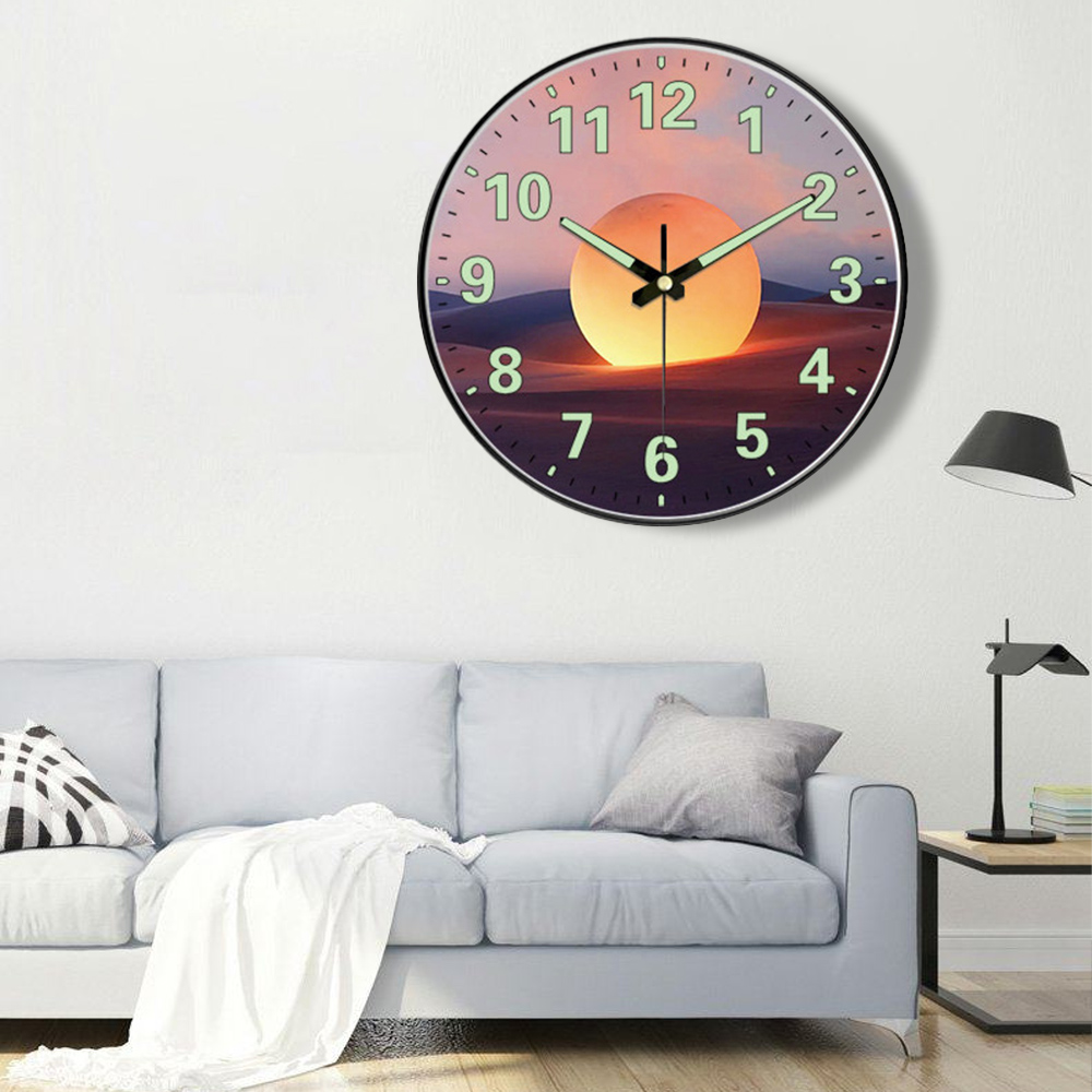 1pc Fashion Luminous Wall Cloc - đánh giá và giá Luxury Lifestyle Dark