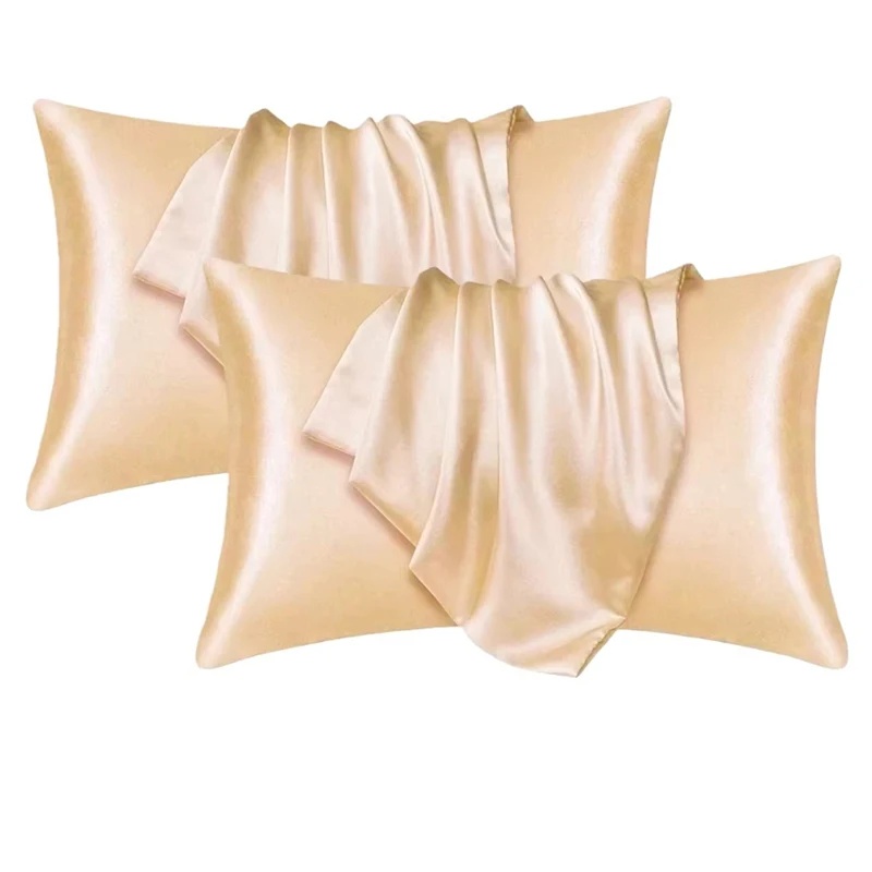 1/2pcs Satin Silk Pillowcase f - đánh giá và giá Silk Pillowcase Set