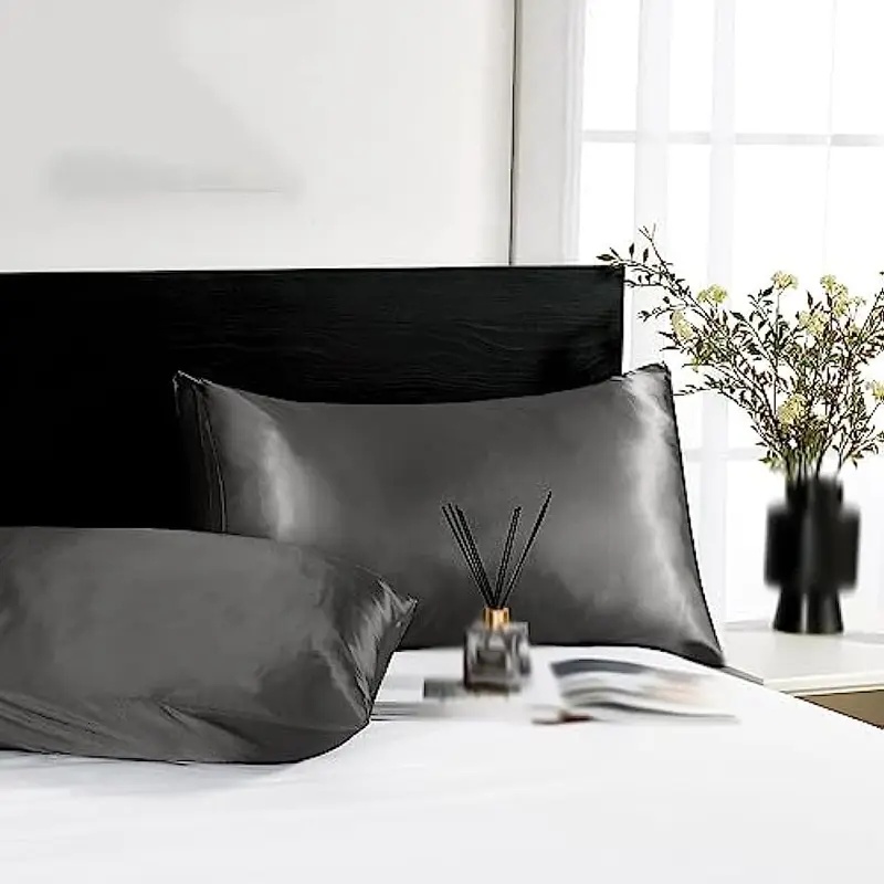 1/2pcs Satin Silk Pillowcase f - đánh giá và giá Silk Pillowcase Set
