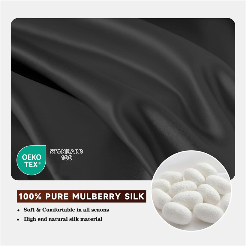 Smooth 3Pcs Set Mulberry Silk  - đánh giá và giá Silk Pillowcase Set