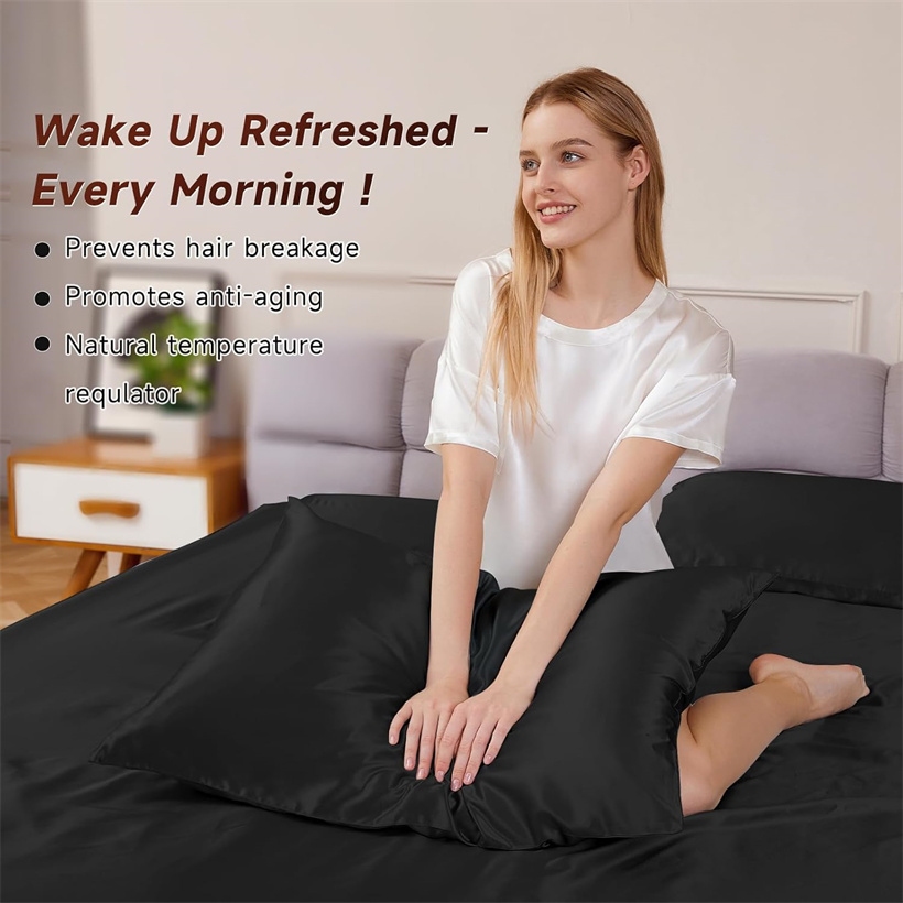Smooth 3Pcs Set Mulberry Silk  - đánh giá và giá Silk Pillowcase Set