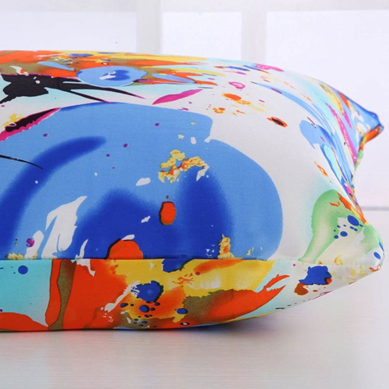 Lụa Dây Kéo Áo Gối 1Pc 100% Th - đánh giá và giá Silk Pillowcase Set