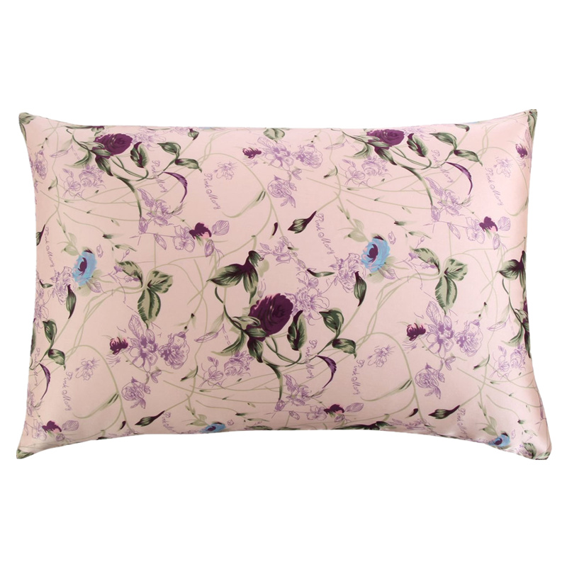 Lụa Dây Kéo Áo Gối 1Pc 100% Th - đánh giá và giá Silk Pillowcase Set