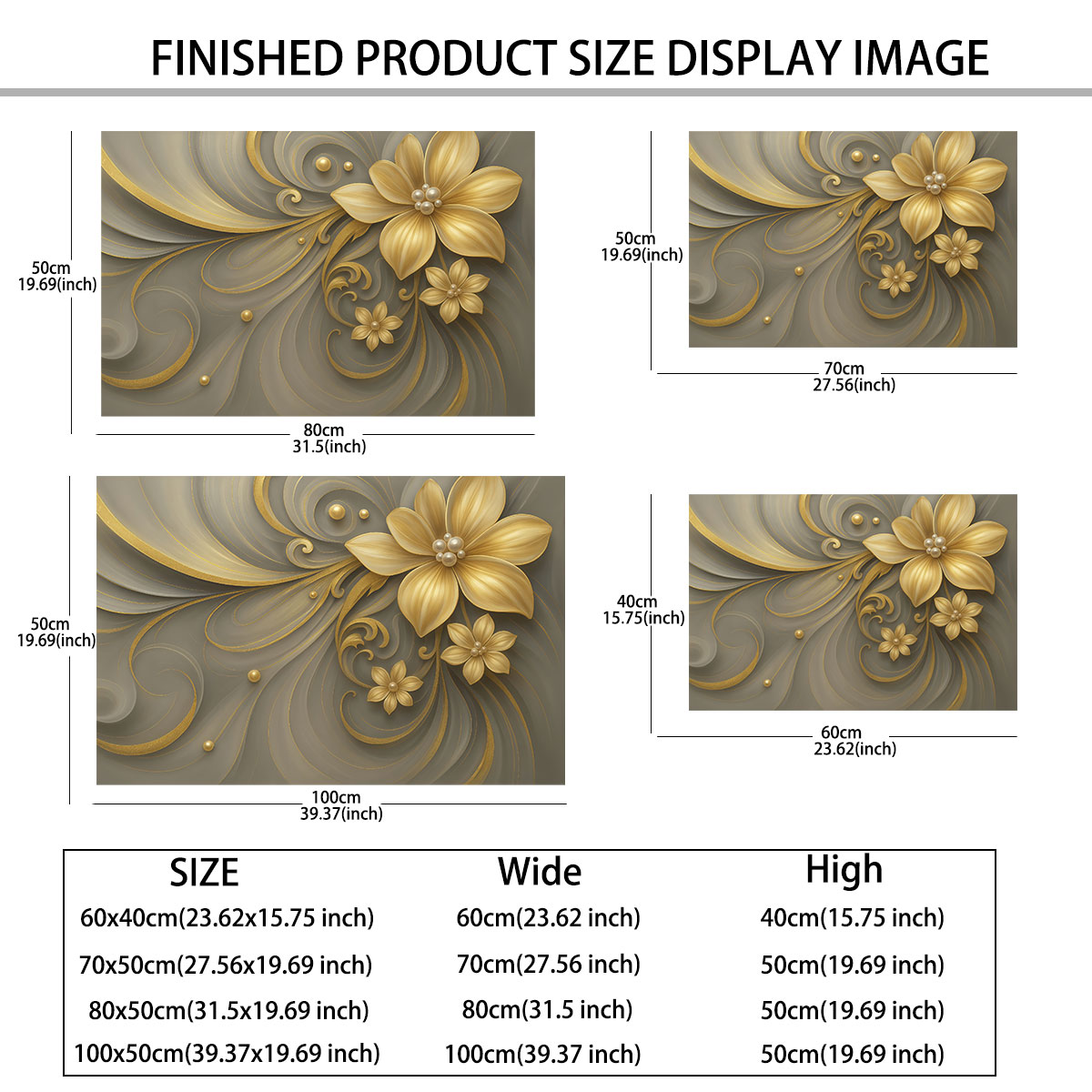 1pc Light Luxury Gold Flower P - đánh giá và giá Luxury Lifestyle Furniture