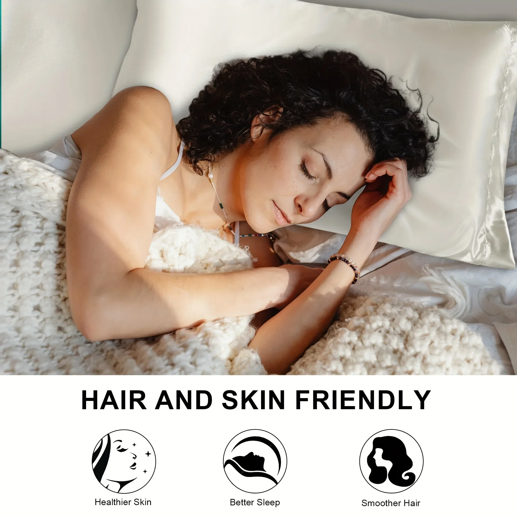 2pcs Luxury Satin Envelope Pil - đánh giá và giá Silk Pillowcase Set