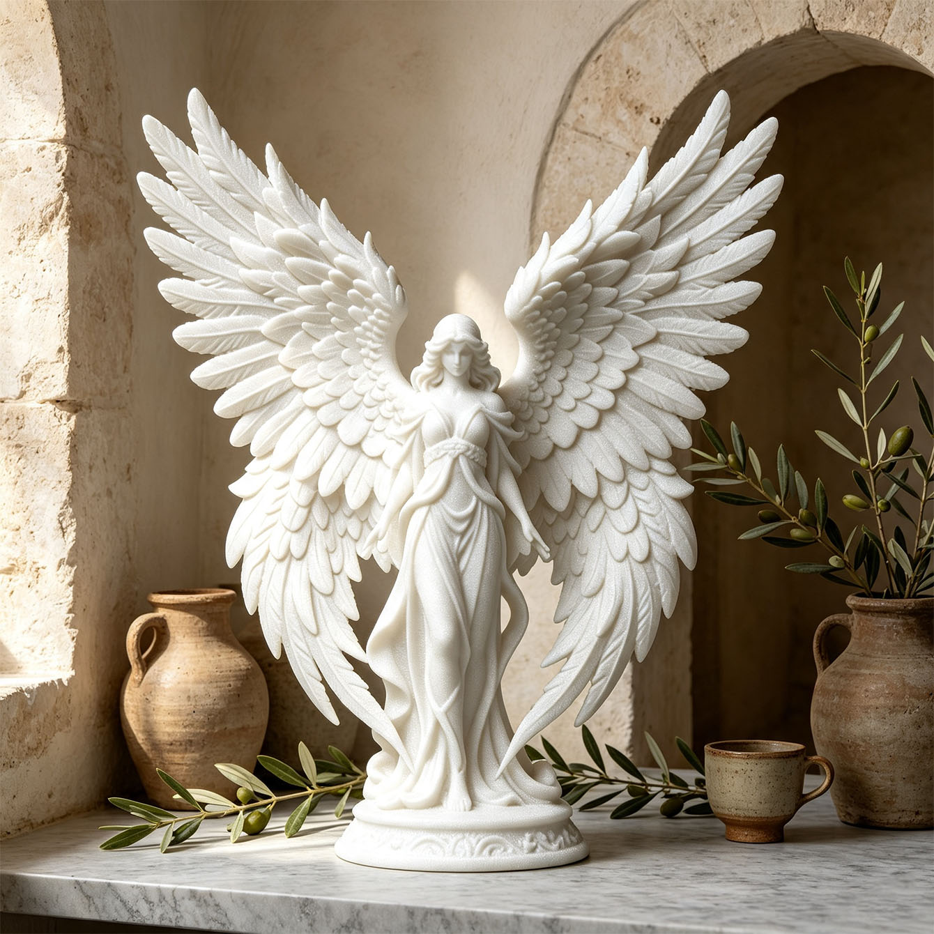 Light Luxury 3D Printed Angel  - đánh giá và giá Luxury Lifestyle Items