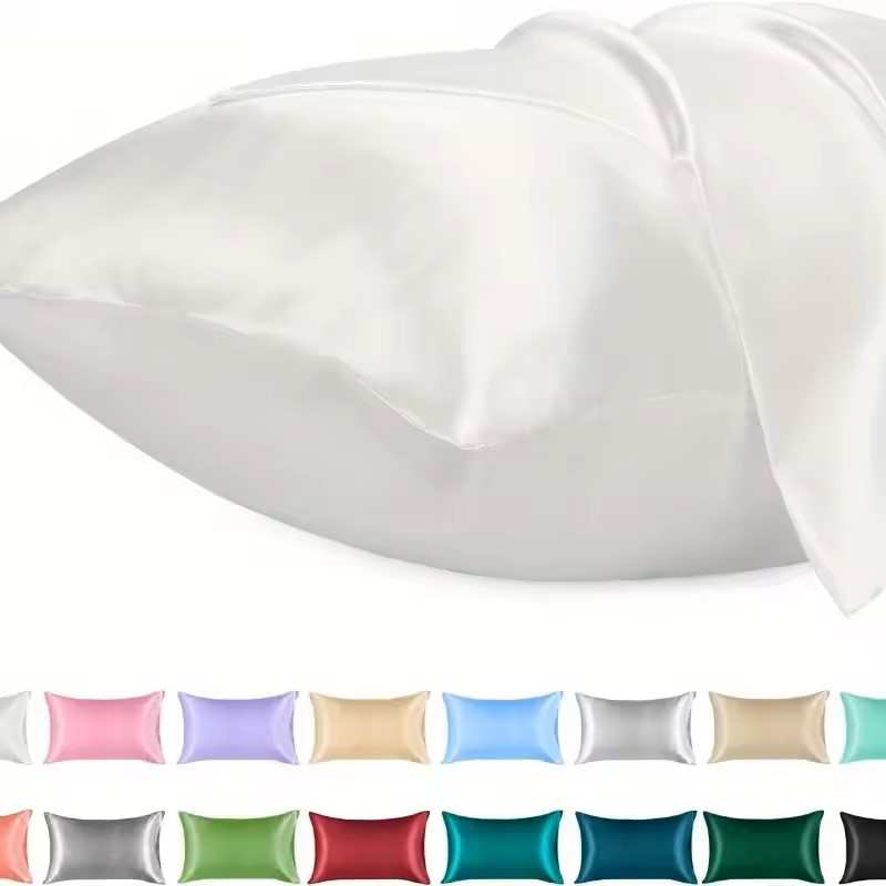 1PC Satin Pillowcase for Hair  - đánh giá và giá Silk Pillowcase Set