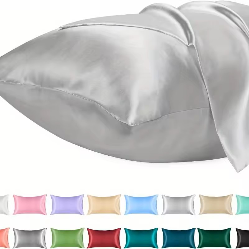 1PC Satin Pillowcase for Hair  - đánh giá và giá Silk Pillowcase Set