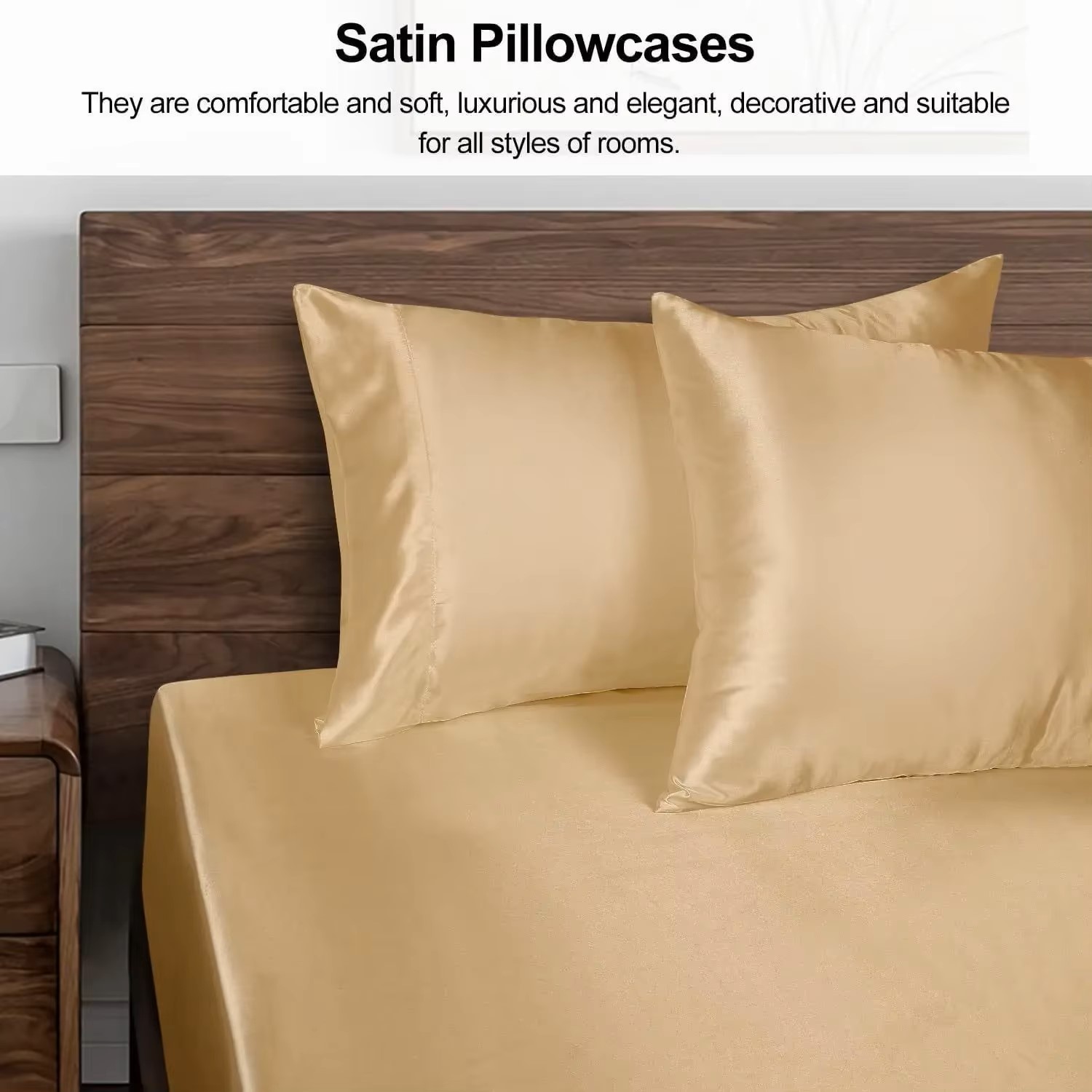 1PC Satin Pillowcase for Hair  - đánh giá và giá Silk Pillowcase Set
