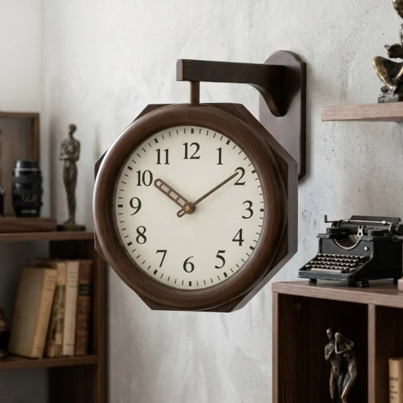 Wooden Wall Clock Retro Luxury - đánh giá và giá Luxury Lifestyle Furniture
