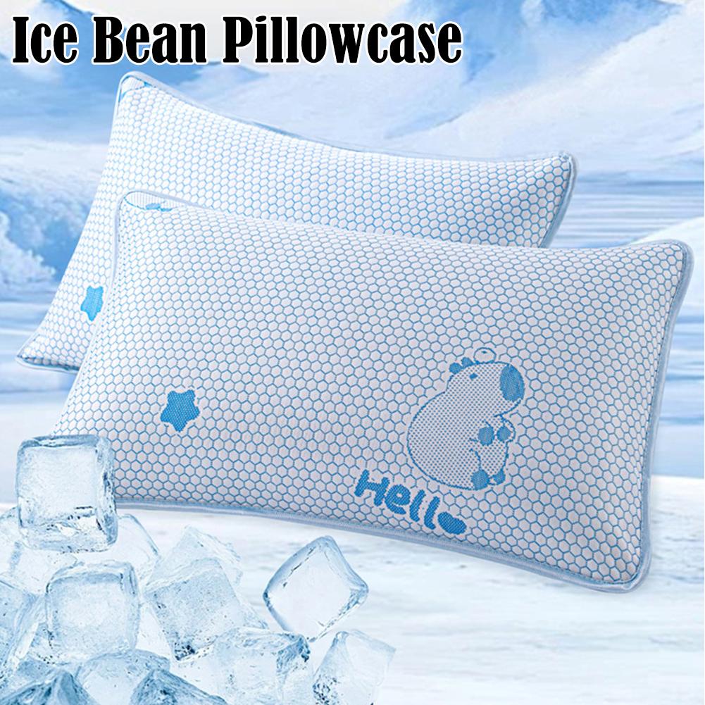 Summer Coolness Ice Silk Pillo - đánh giá và giá Silk Pillowcase Set
